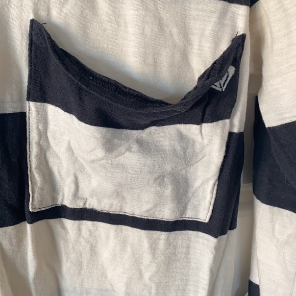 Roxy black and cream 3/4 length blouse - Picture 5 of 8